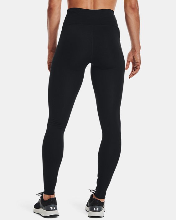 Women's UA RUSH™ HeatGear® No-Slip Waistband Custom Length Leggings, Black, pdpMainDesktop image number 2